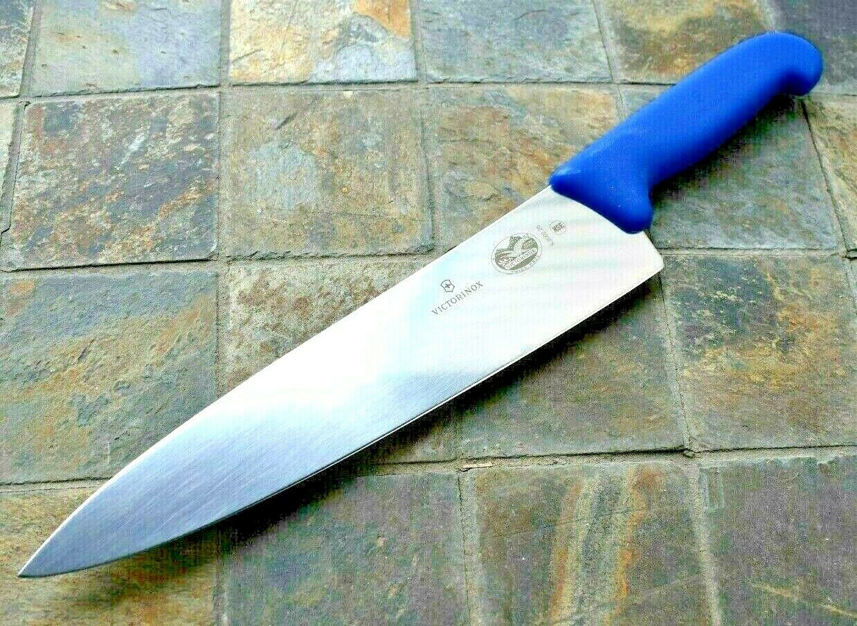 Victorinox - 5.2002.25 - 10 in Straight Edge Blue Chef Knife