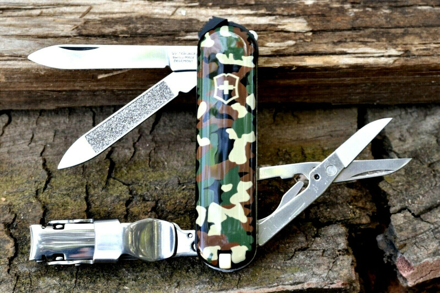 Victorinox NAIL CLIP 580 Camouflage Original Swiss Army Knife Nail